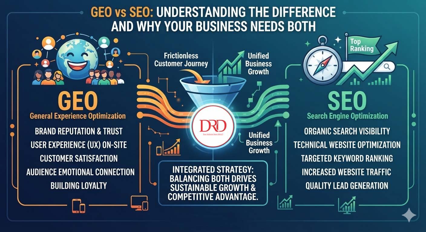 GEO vs SEO Understanding the Difference and Why Your Business Needs Both