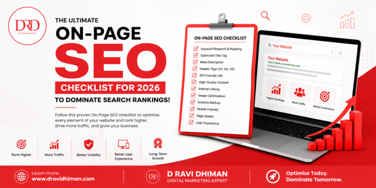 The Ultimate On Page SEO Checklist for 2026 to Dominate Search Rankings