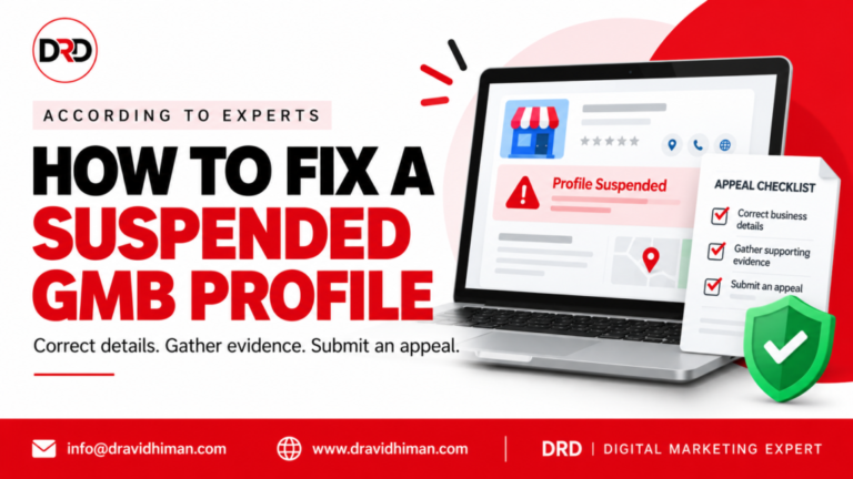 How to fix a suspended GMB profile: correct details, gather evidence, and submit an appeal